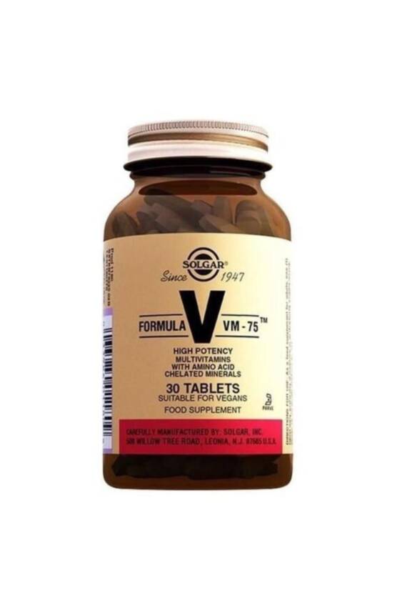Solgar VM-75 Multivitamin 30 Tablet - 1