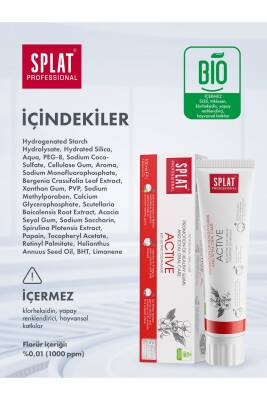 Splat Aktive Diş Macunu Sağlıklı Diş Etine Sağlıklı Tam Ağız Bakımı 100 ml - 3