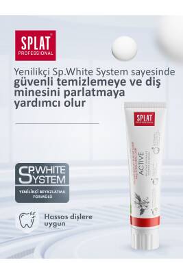 Splat Aktive Diş Macunu Sağlıklı Diş Etine Sağlıklı Tam Ağız Bakımı 100 ml - 5