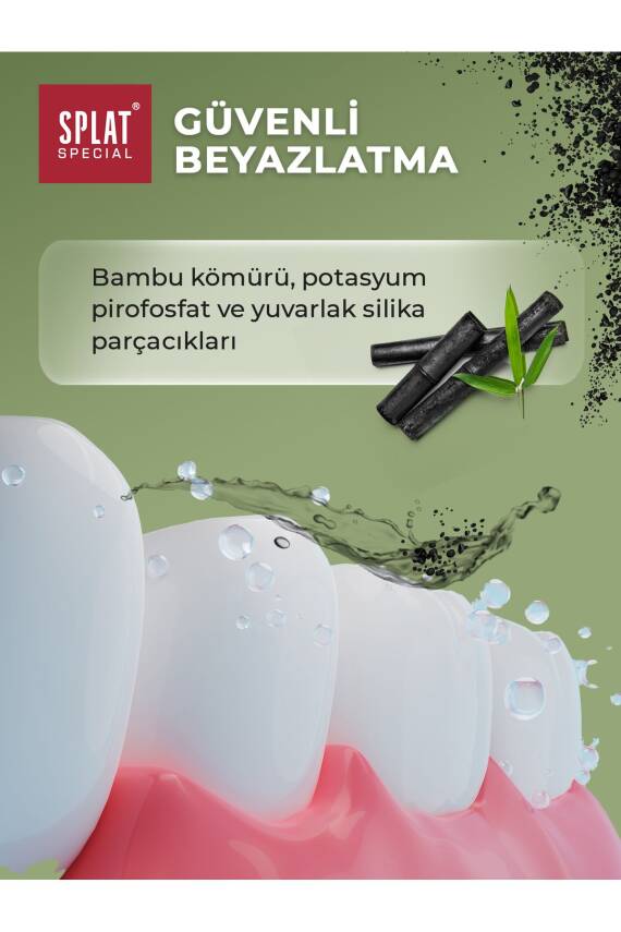 Splat Black Lotus 4 Ton Beyaz Diş Macunu 75 ml - 5