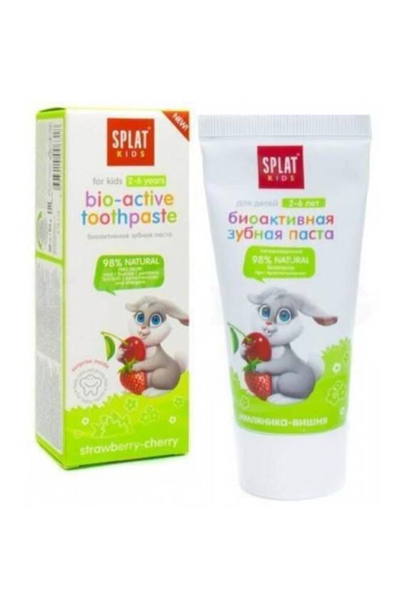 Splat Diş Macunu Çocuk 2-6 Yaş Çilek Kiraz 50 ml - 1