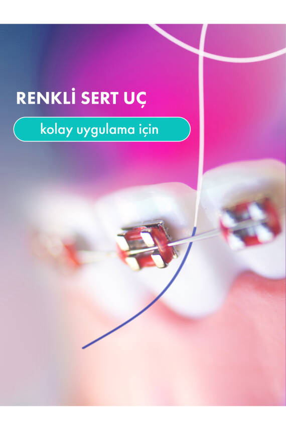 Splat Diş Telleri İçin Özel Smilex Ortho+ Nane Aromalı Diş İpi - 3