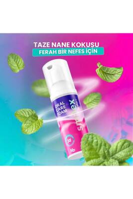 Splat Diş Ve Diş Telleri Için Beyazlatıcı Ağız Temizleme Köpüğü Nane Aromalı 3'ü 1 Arada 50 ml - 2