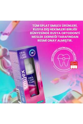 Splat Diş Ve Diş Telleri Için Beyazlatıcı Ağız Temizleme Köpüğü Nane Aromalı 3'ü 1 Arada 50 ml - 3