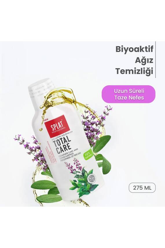 Splat Ferahlatıcı Nane Tadında Professional Total Care Ağız Çalkalama Suyu Gargara - 1