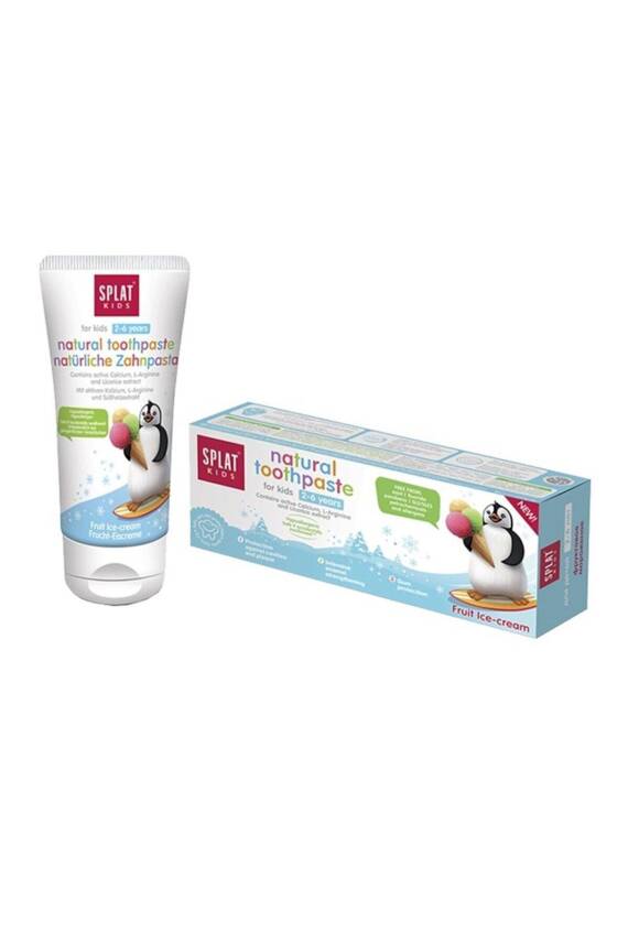 Splat Meyveli Dondurma Tadında 2-6 Yaş Çocuk Diş Macunu 50 ml - 6