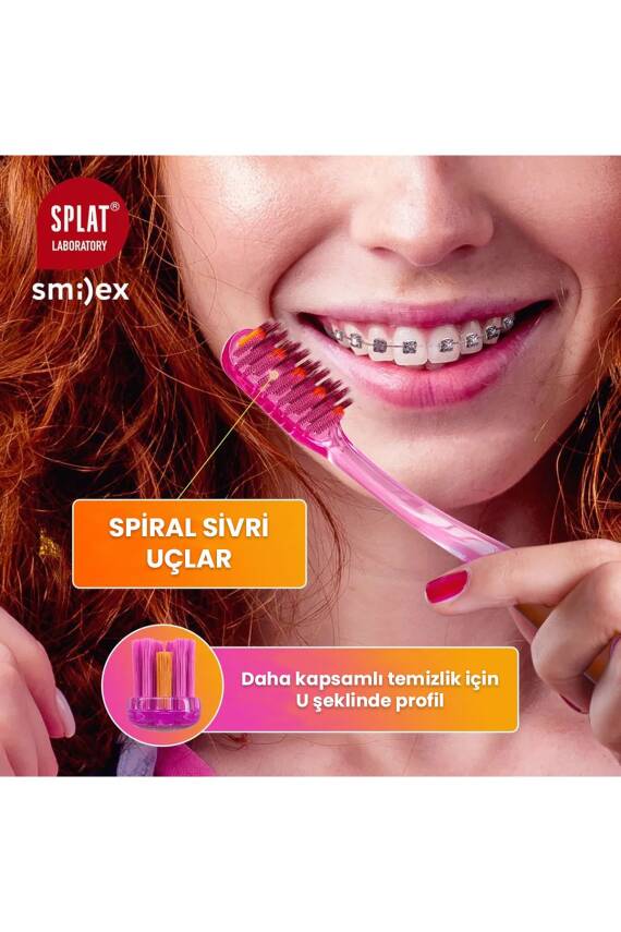 Splat Ortodontik Diş Fırçası Smilex Ortho Yumuşak - 3