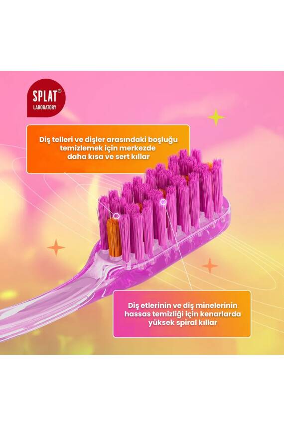 Splat Ortodontik Diş Fırçası Smilex Ortho Yumuşak - 4