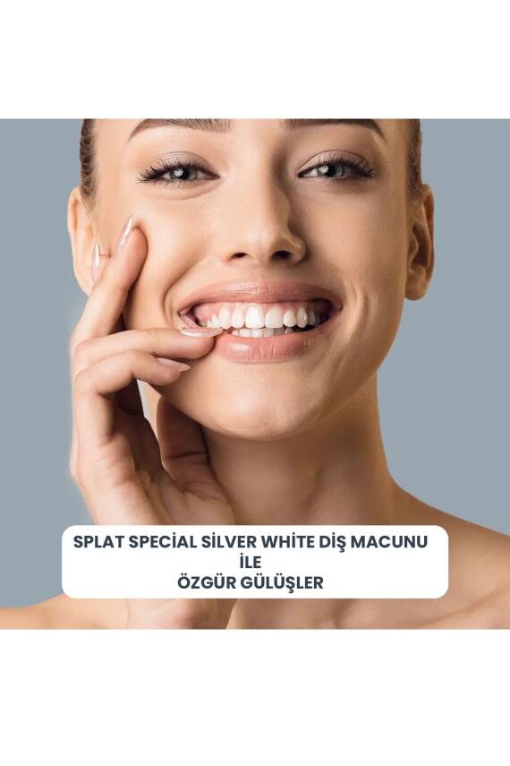 Splat Special Silver Diş Macunu 75 ml Ağız Kokusu Azaltıcı - 4