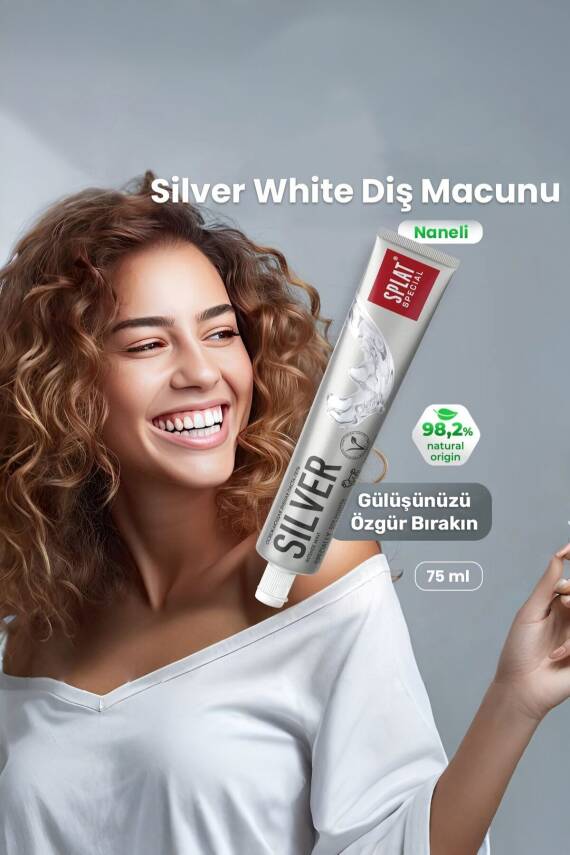 Splat Special Silver Diş Macunu 75 ml Ağız Kokusu Azaltıcı - 1