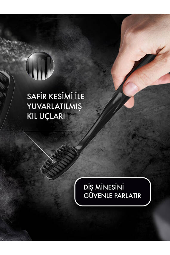 Splat Ultra Clean Kömür Mikro Partikül Kaplamalı Hard Diş Fırçası - 6