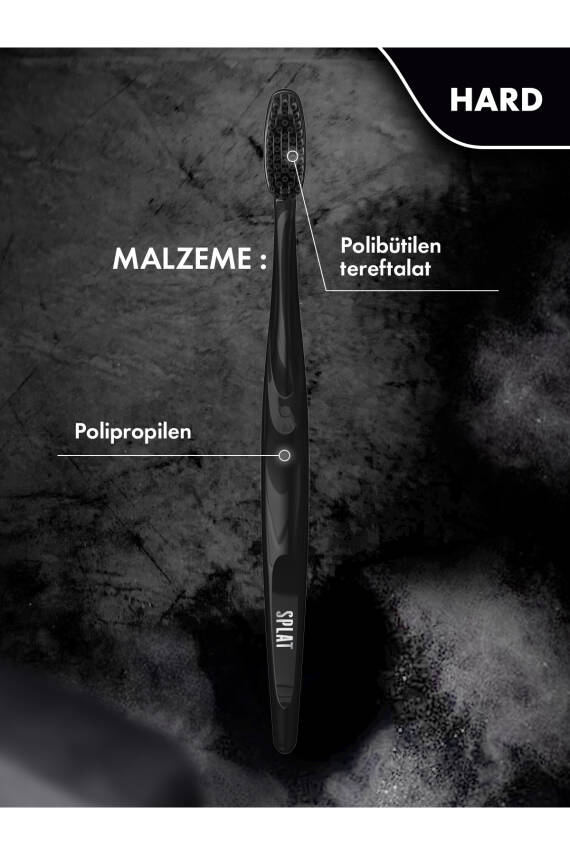 Splat Ultra Clean Kömür Mikro Partikül Kaplamalı Hard Diş Fırçası - 7