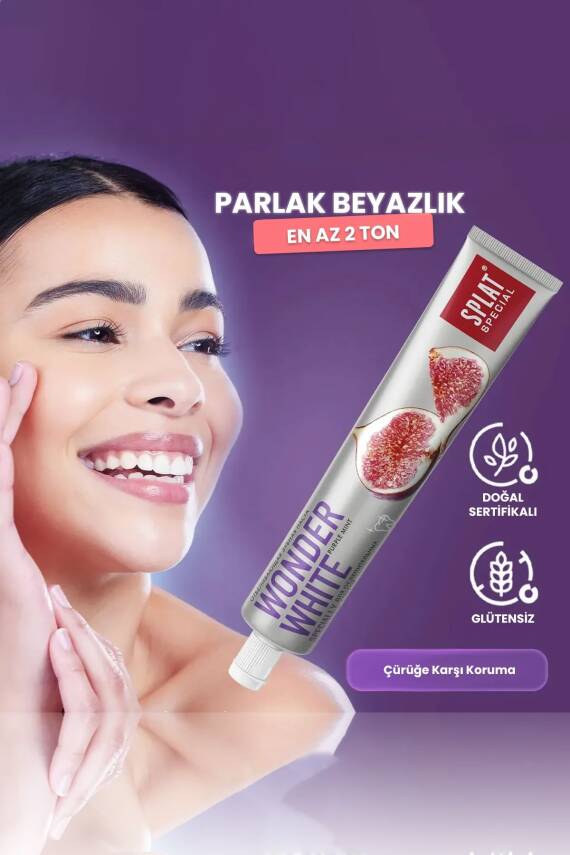 Splat Wonder White Incir Özlü Diş Macunu 75 ml - 1
