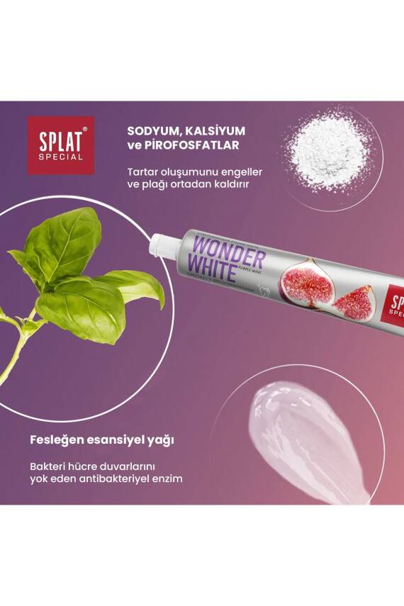 Splat Wonder White Incir Özlü Diş Macunu 75 ml - 5