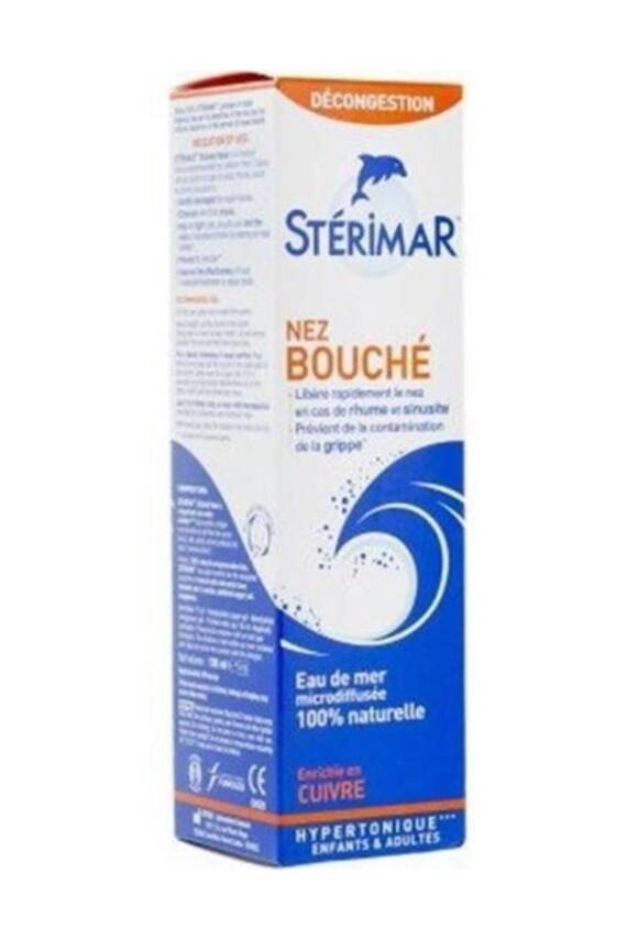 Sterimar Hipertonik (BLOCKED NOSE) Deniz Suyu Burun Spreyi 100ml - 1