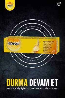 Supradyn 15 Efervesan Tablet | Koenzim Q10, Multivitamin Ve Mineral Içeren Takviye Edici Gıda - 8