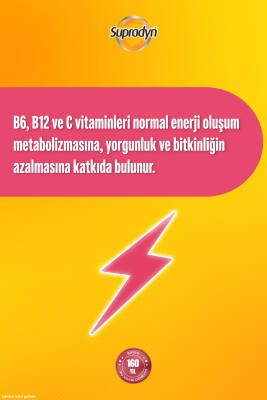 Supradyn Energy Boost 15 Efervesan Tablet l Kafein, Guarana, Multivitamin ve Mineral - 8