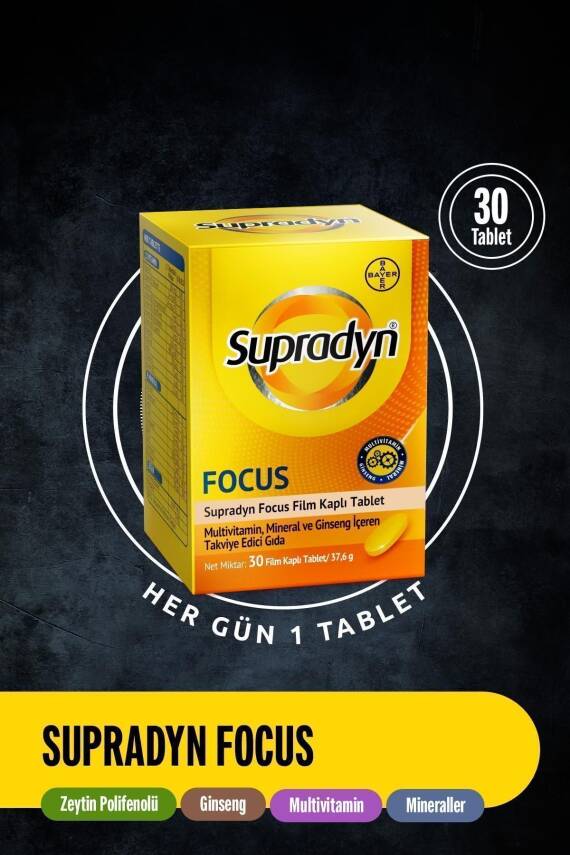 Supradyn Focus 30 Film Kaplı Tablet - 2