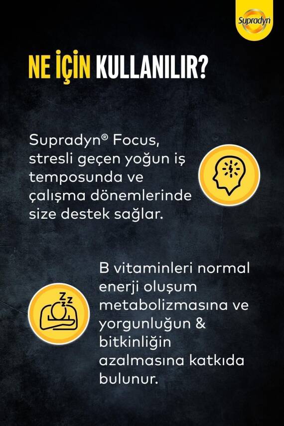 Supradyn Focus 30 Film Kaplı Tablet - 4