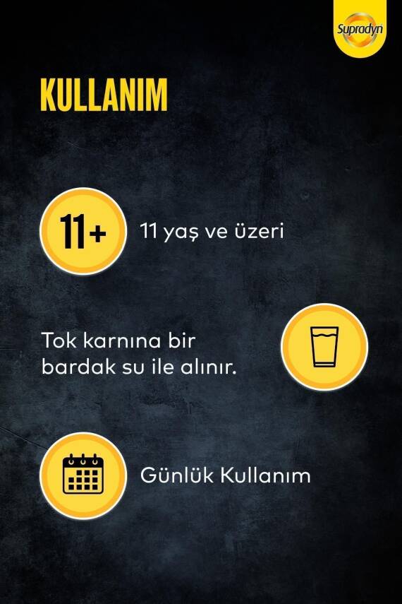 Supradyn Focus 30 Film Kaplı Tablet - 5