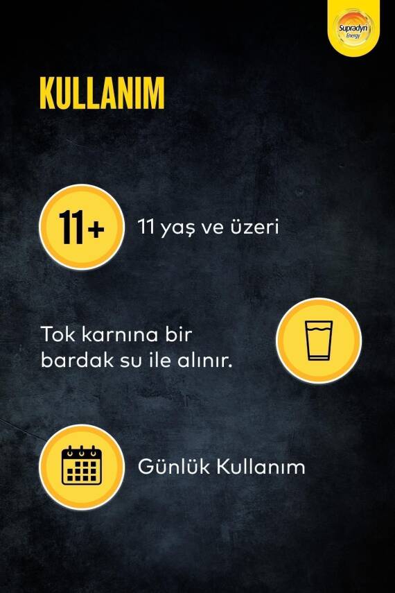 Supradyn Koenzim Q10, Multivitamin Ve Mineral Içeren 60 Film Kaplı Tablet - 5
