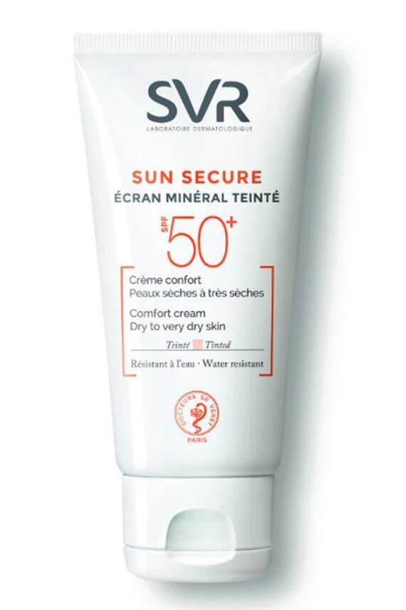 SVR Sun Secure Ecran Mineral Teinte Spf50 60 gr - Kuru ve Çok Kuru Ciltler - 1