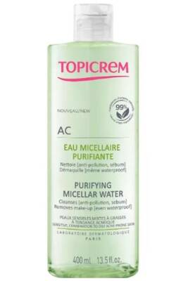Topicrem Ac Purifying Micellar Water 400 Ml - Topicrem