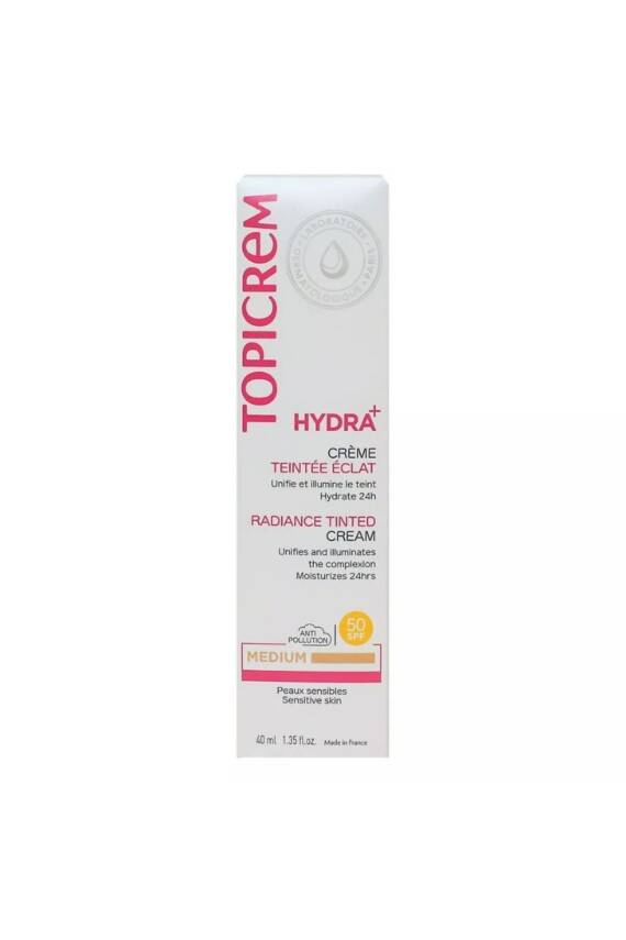 Topicrem Hydra+ Creme Teintee eclat Medium 40 ml - 1