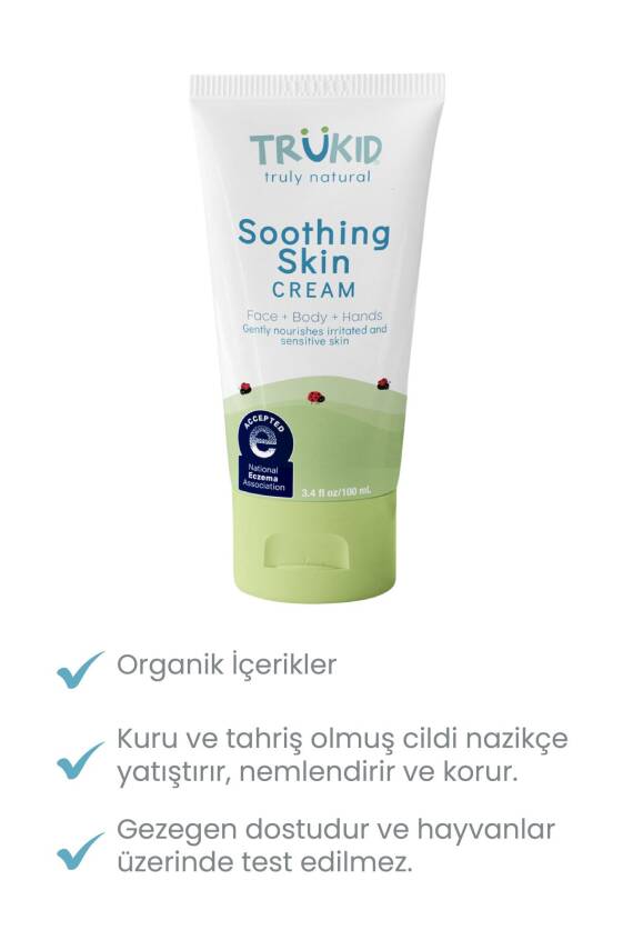 Trukid Trubaby Soothing Skin Cream 100 ml - Egzamalı Ciltler Için Doğal Bakım - 2