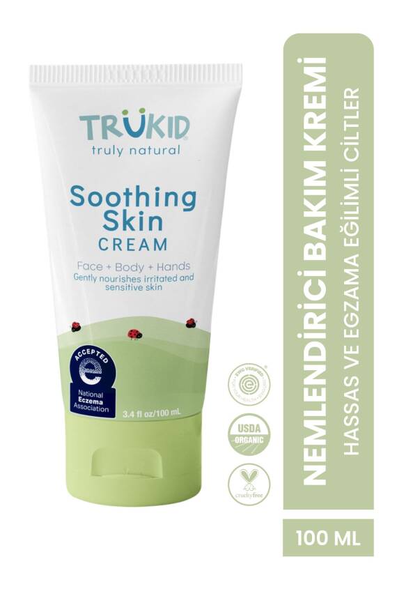 Trukid Trubaby Soothing Skin Cream 100 ml - Egzamalı Ciltler Için Doğal Bakım - 1