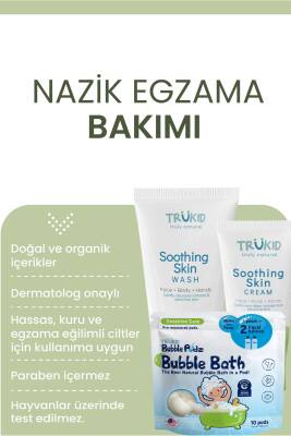 Trukid Trubaby Soothing Skin Cream 100 ml - Egzamalı Ciltler Için Doğal Bakım - 5