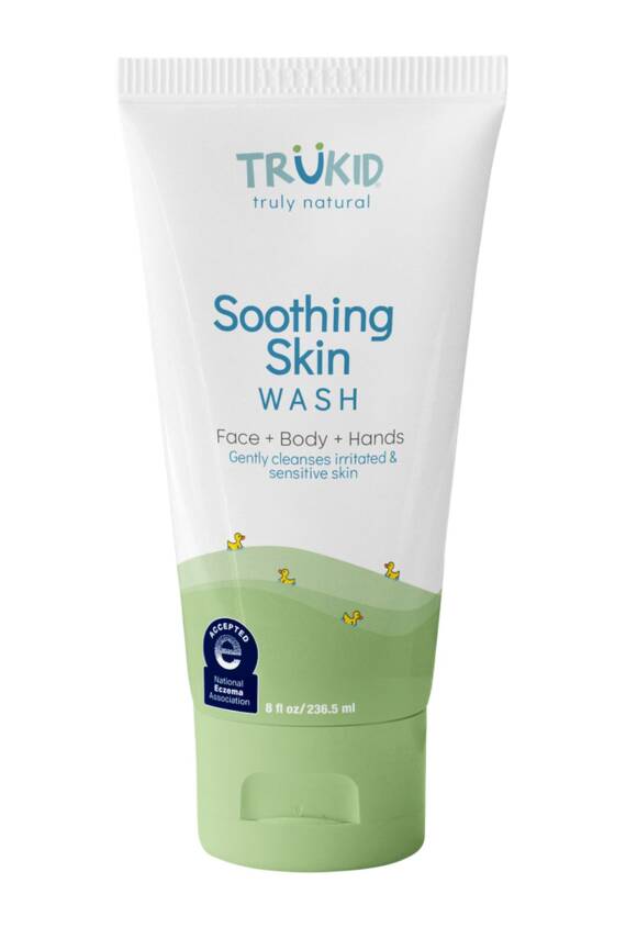 Trukid Trubaby Soothing Skin (ECZEMA) Face & Body Wash 236,5 ml - Yüz & Vücut Yıkama Jeli - 6