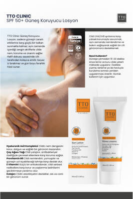 Tto 3’lü Hediyeli Güneş Bakım Seti Spf 50 Güneş Kremi Stick Güneş Sonrası Losyon - 4