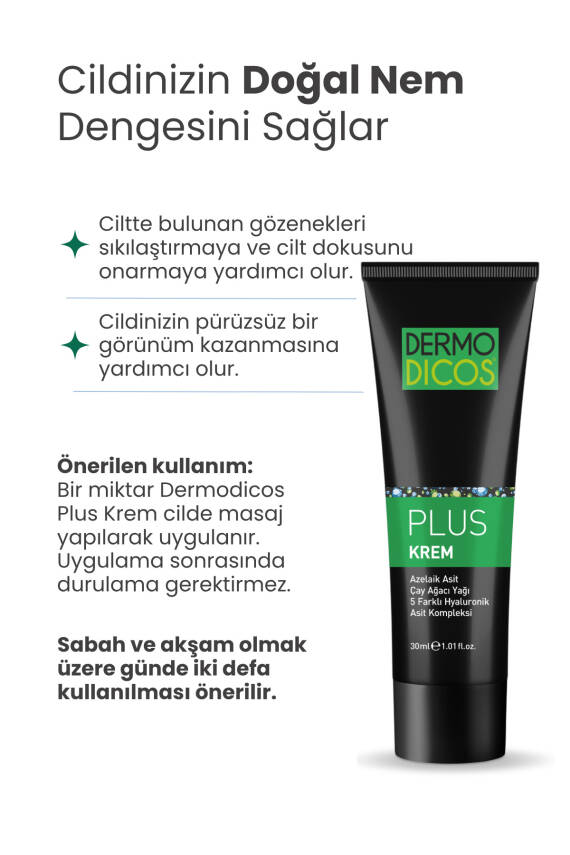 Tto Akne ve Rozasea Bakım Seti Temizleme Jeli Dermodicos Plus - 4