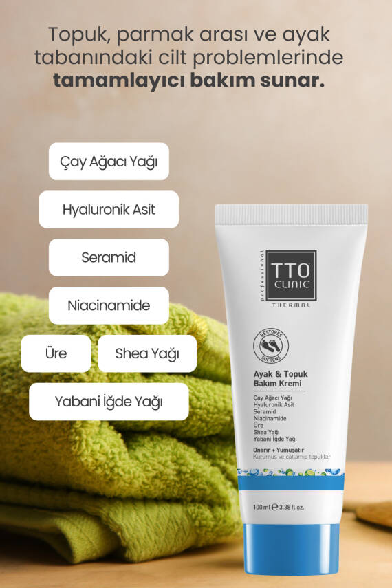 Tto Clinic Ayak & Topuk Bakım Kremi 100 ML - 2