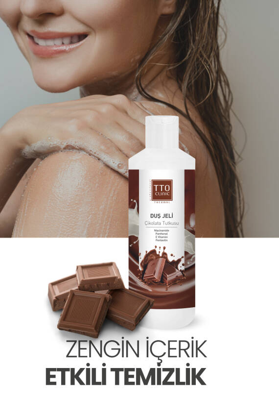 Tto Clinic Duş Jeli Çikolata Tutkusu 500ml - 3