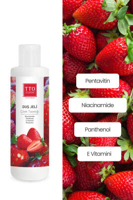 Tto Clinic Duş Jeli Çilek Tazeliği 500ml - 3
