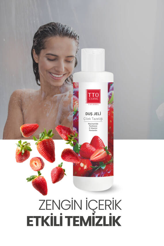 Tto Clinic Duş Jeli Çilek Tazeliği 500ml - 2
