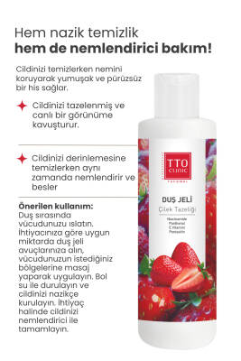 Tto Clinic Duş Jeli Çilek Tazeliği 500ml - 4