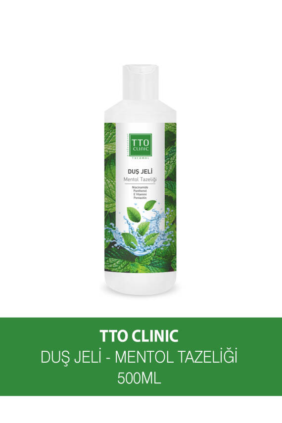 Tto Clinic Duş Jeli - Mentol Tazeliği 500 ml Nemlendirir Onarır - 1