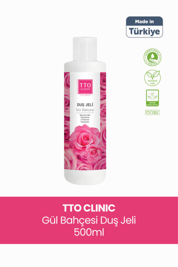 Tto Clinic Duş Jeli Romantik Gül Bahçesi 500 ml - 1
