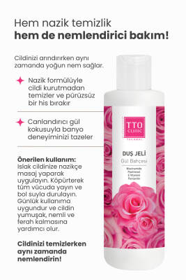 Tto Clinic Duş Jeli Romantik Gül Bahçesi 500 ml - 4