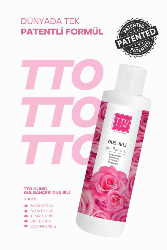 Tto Clinic Duş Jeli Romantik Gül Bahçesi 500 ml - 5