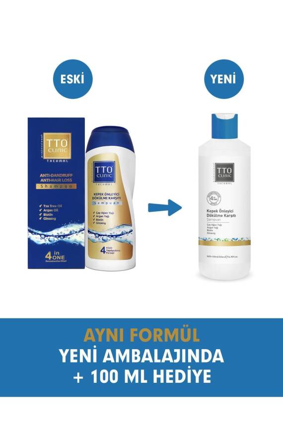 Tto Clinic Kepek Önleyici Dökülme Karşıtı Şampuan 400 ml - 2