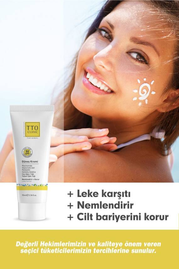 Tto Clinic Leke Karşıtı Güneş Koruyucu Krem SPF50 70ml - 4