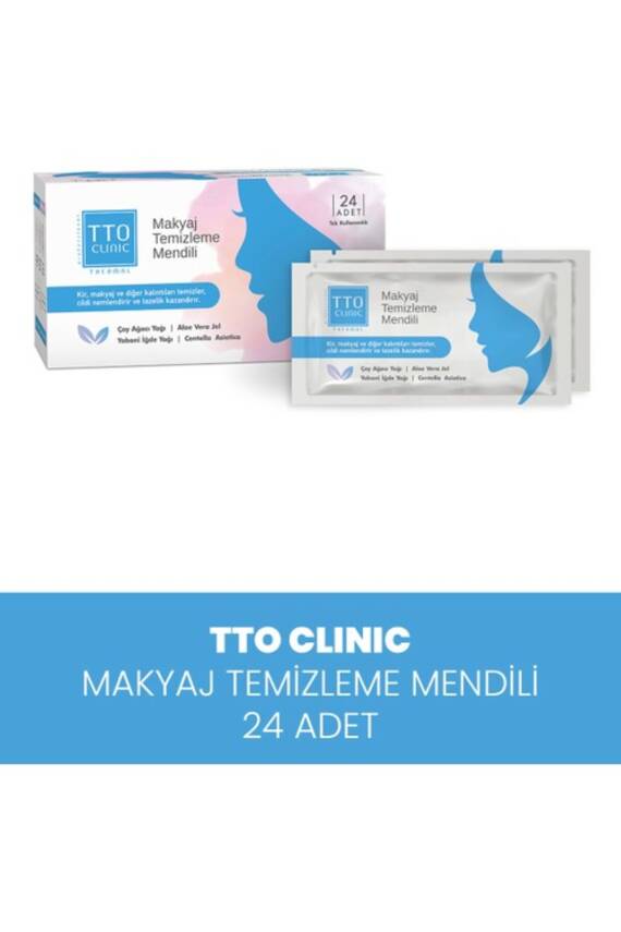 Tto Clinic Makyaj Temizleme Mendili 24 Adet - 1