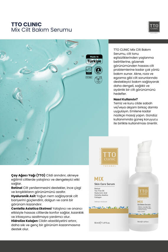 Tto Clinic Mix Gençlik Serumu 50ml - 3