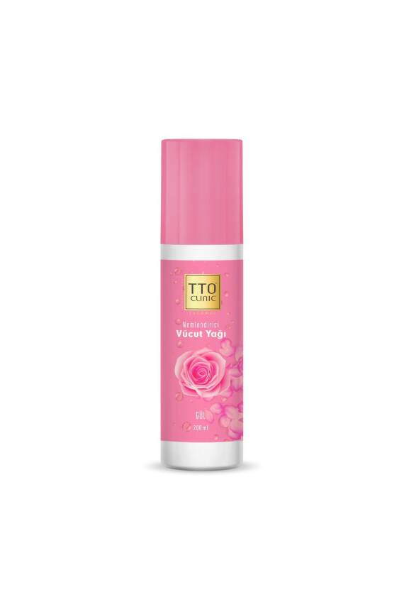 Tto Clinic Nemlendirici Vücut Yağı - Gül Kokulu Banyo Yağı 200ml - 2