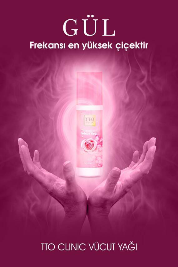 Tto Clinic Nemlendirici Vücut Yağı - Gül Kokulu Banyo Yağı 200ml - 6
