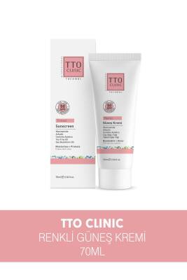 Tto Clinic Renkli Güneş Koruyucu Krem SPF50 70ml - 1